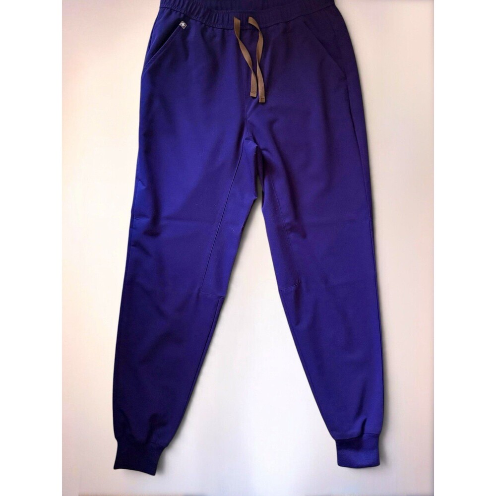 FIGS Technical Collection Purple Jogger Scrub Pants Unisex M Athletic Pockets